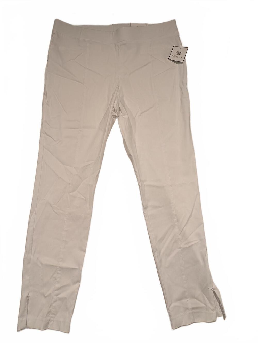 Rafaella Women's Stylish White Dress Pants Size 16 NWT